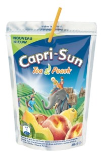 VISUEL CAPRI-SUN TEA & PEACH