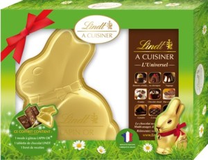 3D Coffret Moule Lapin Or LINDT HD