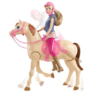 Barbie hop à cheval
