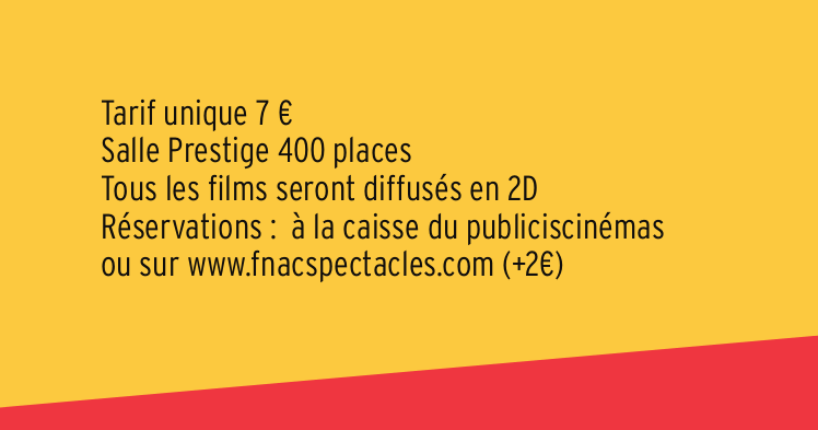 Publicis ciné tarifs