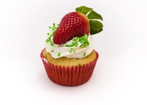 fraises cupcake joli