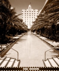 National hotel photo retro