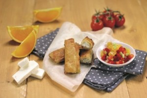 Croustillants de Salakis nature, menthe & leursauce vierge ©Audrey Richez