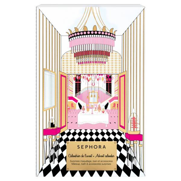 CALENDRIER DE L'AVENT SEPHORA DU MAQUILLAGE, DES SOINS, DES ACCESSOIRES QU'ON ADORE PRIX :39,95 €